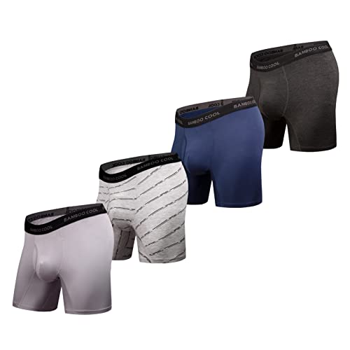 BAMBOO COOL Mens Bamboo Underwear Boxer Briefs