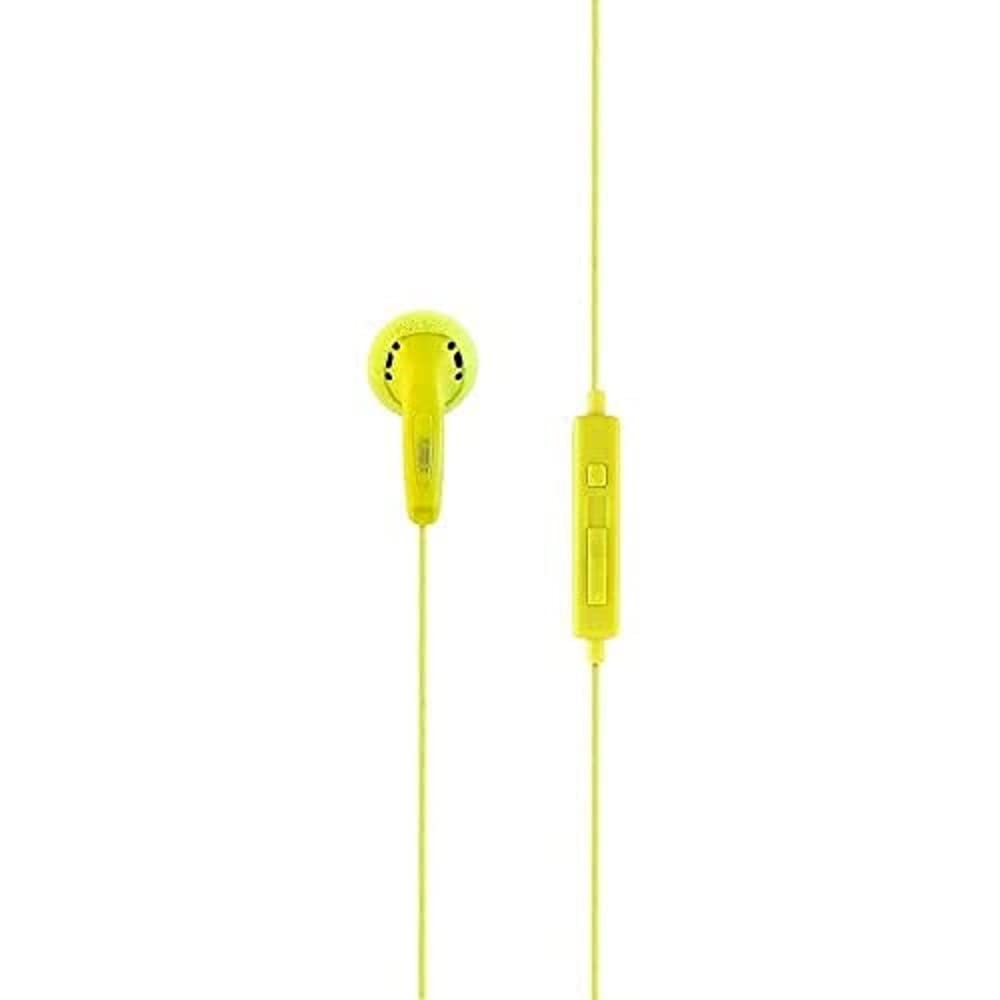aiino - MONO I in ear earphones | Anti Tangle I Universal Compatibility I Multifunctional Microphone - Lime Green