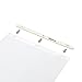 Owfeel Comic Tools White Plastic Ruler Feet 3 Pin Animation Peg Bar For Fixing Punched Animation Drawing Paper