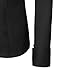 LE3NO Womens Lightweight Button Down Shirt with Stretch, L3NWT573A BLACK, X-Small