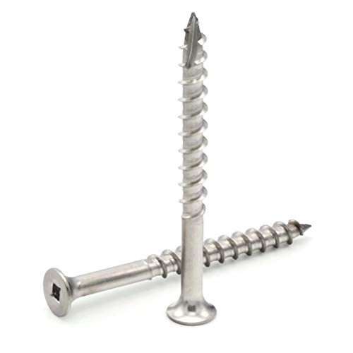 Square Drive Deck Screws 305 Stainless Steel Bugle Head Type 17 Point