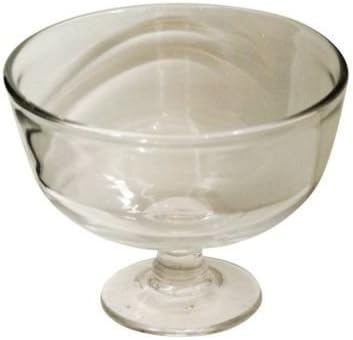 13cm Ice Cream / Sunday Desert Glass Bowl with Vintage Style Stem MQ-210