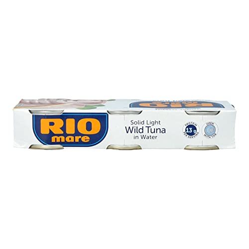 Rio Mare Wild Tuna in Water 3Pack Canned Tuna All Natural Tuna in