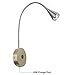 HomeFocus Wall Sconces,USB LED Bedside Reading Wall Lamp Light,Living Room Wall Lamp Light,Corridor Wall Lamp,LED 4.2-5Watt 3000K,USB Charging Port,Hardwire Installation,Metal,Satin Nickel.