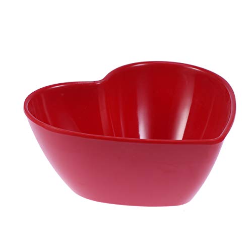 Heart Shaped Bowl for Valentine's Day, Red