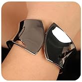 Sither Cuff Bangle Bracelet For Women Chunky Open Bracelet Fashion 14K Bracelet for Halloween Christmas Gift