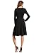 SheIn Women's Long Sleeve Casual Pleated Flare Skater Dress