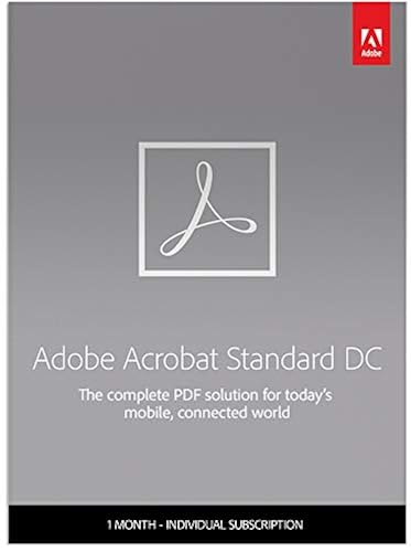 Adobe Acrobat Standard DC | Create, edit and sign PDF documents | 1 ...