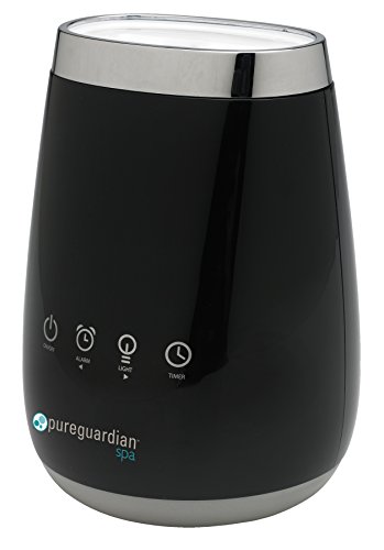 PureGuardian SPA260 Ultrasonic Cool Mist Deluxe Aromatherapy Essential Oil Diffuser with Touch Controls & Alarm Clock - Thumbnail 2