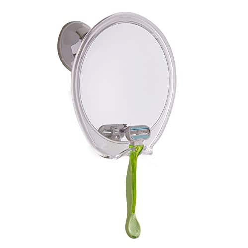 Probeautify 5X Magnifying Fogless Shower Mirror Strong Suction, Razor