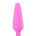 Doc Johnson Mood - Naughty 1 - Silicone Anal Plug - Medium - 3.9 in. Long and 1 in. Wide - Tapered Base for Comfort Between The Cheeks - Medium - Pink