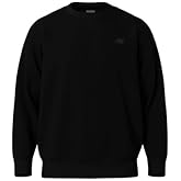New Balance Men's Athletics French Terry Crew, Black, X-Small