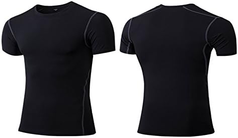 Sionview Men's Short Sleeve Cool Dry Compression Activewear T-Shirt