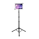 Elitehood Ipad Tripod Stand, Up to 65.3 Inch Height Adjustable Foldable Floor Tablet Stand With 360° Rotating Holder for iPad 1,2,3,4, iPad Mini, iPad Air, Samsung Galaxy and More 7.9