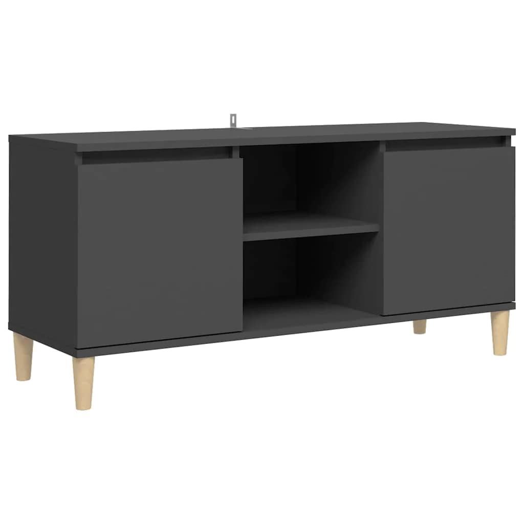 vidaXL-Mueble-de-TV-con-Patas-Soporte-Mobiliario-Aparador-Estante-Salon-Sala-de-Estar-Dormitorio-Decoracion-Gris-103