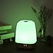 Wake Up Night Light，Touch Control Alarm Clock with Light,Sunrise Simulation and 5 Natural Sounds, USB Rechargeable RGB Wake Up Light with 3 Brightness Levels for Bedroom Reading