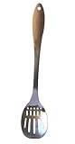 Natural Home Decor Slotted Spoon, Stainless-Steel
