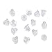 Pandahall 200pcs Clear Soft Plastic Earnuts Findings Earring Back Stopper Rubber Bullet Ear Wire Clutch Earring Safety Backs 4x3.5mm