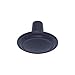 Amazon Basics Straight Top Ring Cabinet Knob, 1.25-inch Diameter, Flat Black, 10-Pack