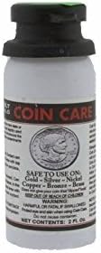 Coin Care 2 oz. Bottle, White by Transline