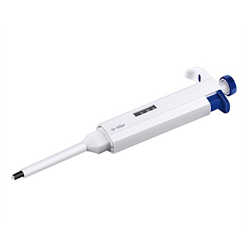Four E's Scientific Single-Channel Pipettors Adjustable Variable Volume Micro Pipettes, 10-100uL