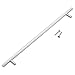 LIZAVO 701-320SN Brushed Satin Nickel Cabinet Pulls Solid Modern Euro Style T Bar Kitchen Cabinet Handles- 12-5/8