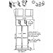 Johnson Prod. 2200F482 Double Wheel Sliding Door Hardware