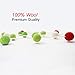 Partyprops Christmas Felt Ball Garland | 100% Wool Felt Ball Garland | Christmas Pom Pom Garland | Christmas Decoration | Holiday Decor | 25mm, 30 Balls, NO DIY Required