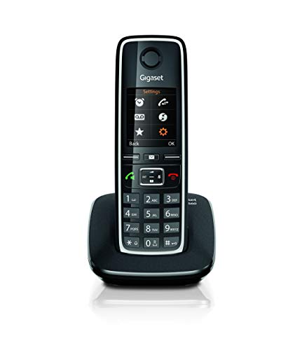 Gigaset C560 Telefono Cordless, Trasferimento di Chiamata, Suonerie e Rubrica Personalizzabili, Vivavoce e Schermo a…