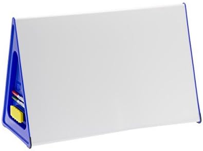 Wedge Whiteboard - A2 - Dry Wipe Magnetic Double Sided Table Top White board - Classroom Resource / Teaching Aid by Wedge Whiteboards