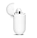 LIKDAY ll060 AirPods Case with Strap Protective Silicone Cover with Carabiner for Apple Airpods Accessories (White)