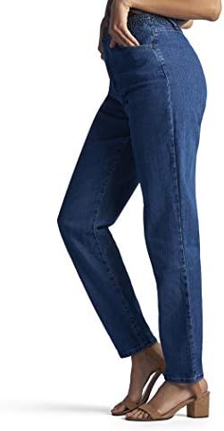 lee women's elastic waist jeans