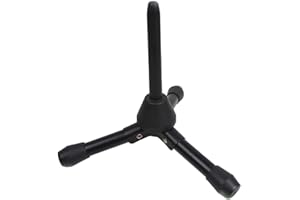 DERMAEX Richyi Flute Clarinet Stand,Portable Tripod Foldable Holder for Bass, Bohm & Cross Flutes Clarinet Woodwind Instrument-L8