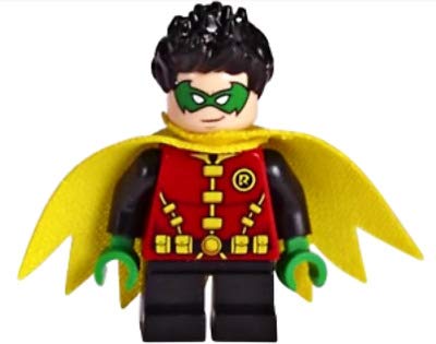 LEGO Super Heroes Robin (Short Legs) Minifigure Split from 76118 (Bagged)