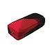 DSC-Mart Protective Case for Vaporesso Revenger 220W, Anti-Slip Silicone Skin Cover Sleeve Wrap Gel Fits Revenger Starter Kit (Black-Red)