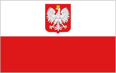 Giant 8ft x 5ft Poland State Eagle Flag