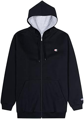 Amazon.com: Champion Big and Tall Mens Color Block Full Zip Hoodie