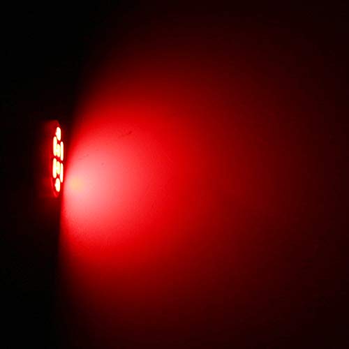 GLL Red BA9S 1815 1895 57 53 LED Pinball Machine Light Car Instrument Panel Gauge Cluster Lamp AC/DC 6V Pack-10