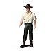 Lana Toys Farm People Doll Farmer Cleaning Worker Forester Breeder Figure Suitable for Animal Zoo Dinosaur World Scene Plastic Model Decor Collector Toy Gift
