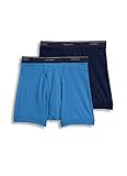 Jockey Men's Underwear Big Man Classic Boxer Brief - 2 Pack, true blue/indigo dye, 3XL