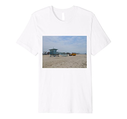 Mens California L Beach t-shirt XL White