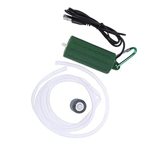 POPETPOP de Aire del Acuario USB Powered Silencioso Alta eficiente de aireador de Aire de oxígeno para Fish Tank Pond Aquarium