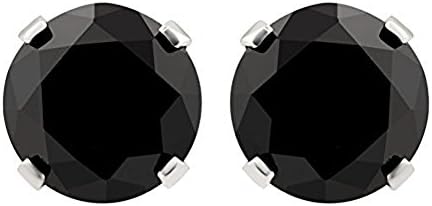 Chryssa Youree CZ Stud Earrings Set for Women Girls Men 3-8mm Round Swarovski Jewelry Bridesmaid Groomsmen Gifts(ED-82)