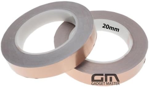 Microgadgetยฎ 20mm Copper tape, Slug & Snail repelent, 30M