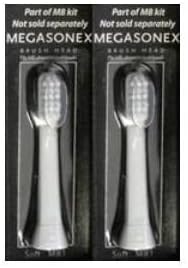 MEGASONEX Replacement Toothbrush Head SOFT by Megasonex