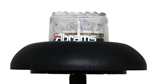 Abrams SAE Class-1 Impact 6 (White/White) 18W - 6 LED Emergency Vehicle Truck LED Hideaway Surface Mount Strobe Warning Light