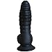 LZYAA Realistic Dildo Safe Soft Silicone Material Adult Sex Toys Penis 2 Balls Strong Suction Cup Hands-Free Play Discreet Package(Black)