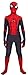 Ugoccam Superhero Zentai Bodysuit Kids Jumpsuit Halloween Cosplay Costume Black/Red, Kids-L(Height-51-54Inch)