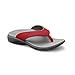 Dr. Comfort Womens Shannon Diabetic Orthotic Thong Slipper: Red 8 (C/D) US
