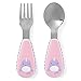 Skip Hop Toddler Utensils, Zootensils Fork & Spoon Set, Narwhal